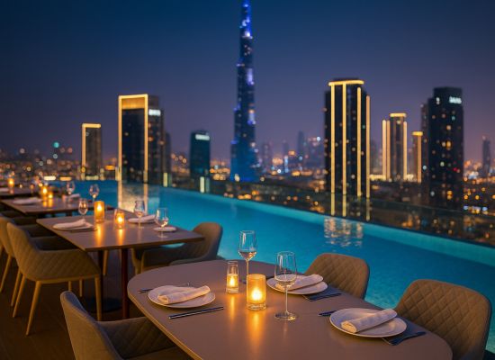 Rooftop Sunset Crawl (Downtown/Business Bay)