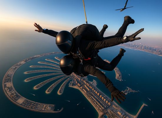 Skydive Over the Palm